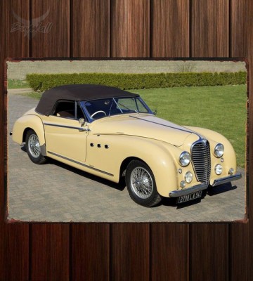 Металлическая табличка Delahaye 135 M Cabriolet by Letourneur & Marchand